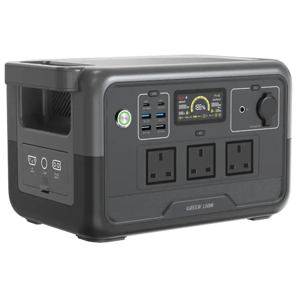 GREEN LION POWER STATION 768Wh 240K Mah 800W BLACK PGX800