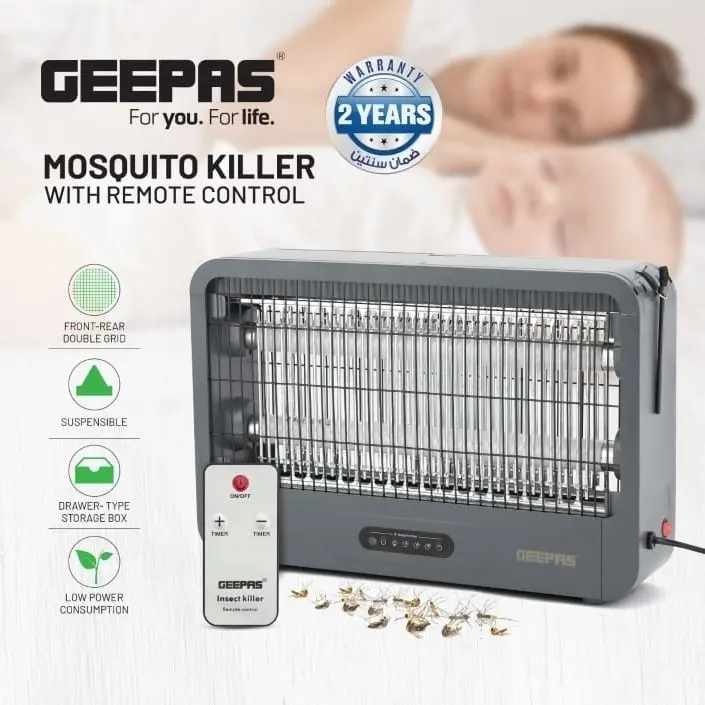GEEPAS MOSQUIT KILLER WITH REMOTE CONTROL 20W GBK25605 MADE IN CHINA ( 2 YEAR FULL WARRANTY )