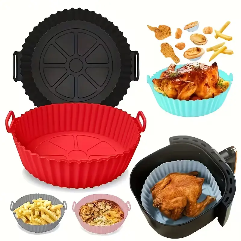 Round Air Fryer Silicone Pads