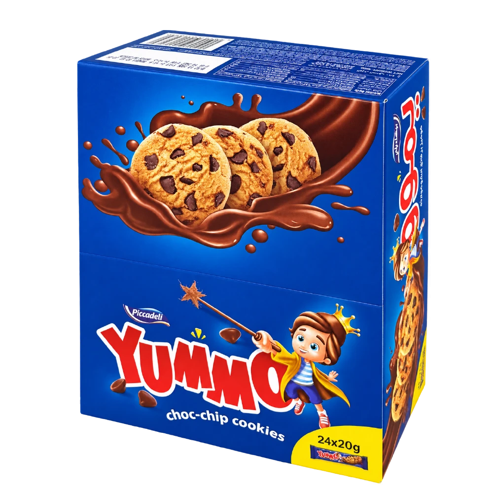 PICCADELI Yummmo Choco Chip Cookies (24 x 20g)