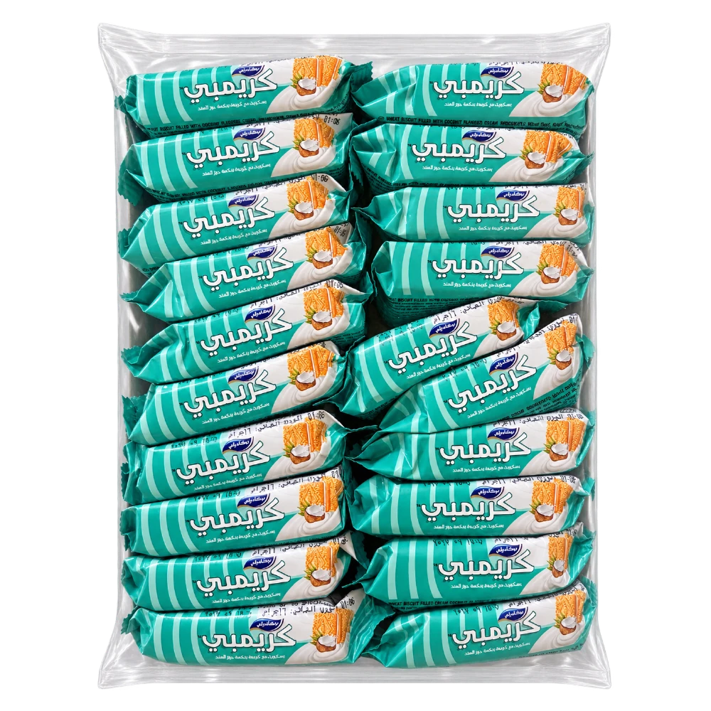 PICCADELI Crembi Biscuits - Coconut (20 x 16g)