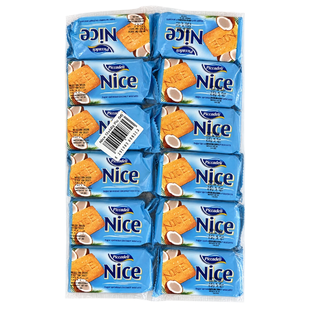 PICCADELI Nice Coconut Biscuits (12 x 40g)