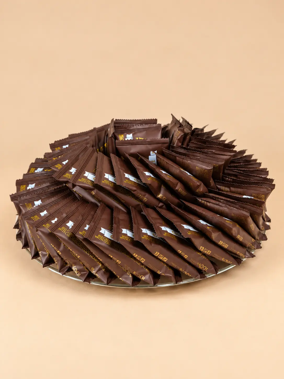Chocolate Angels Nougat Biscuits Plate