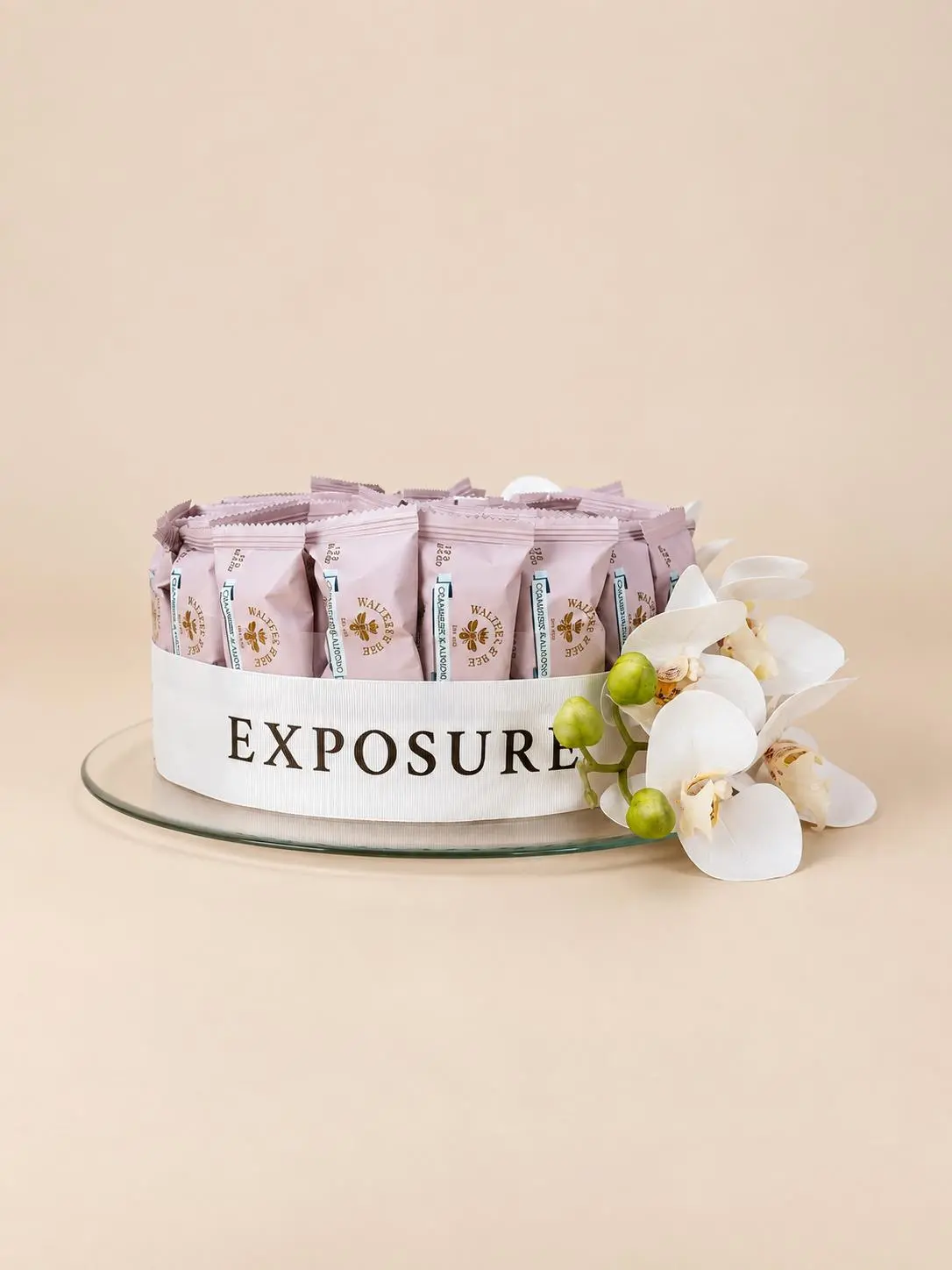 Modern Round Cranberry And Almond Honey Nougat