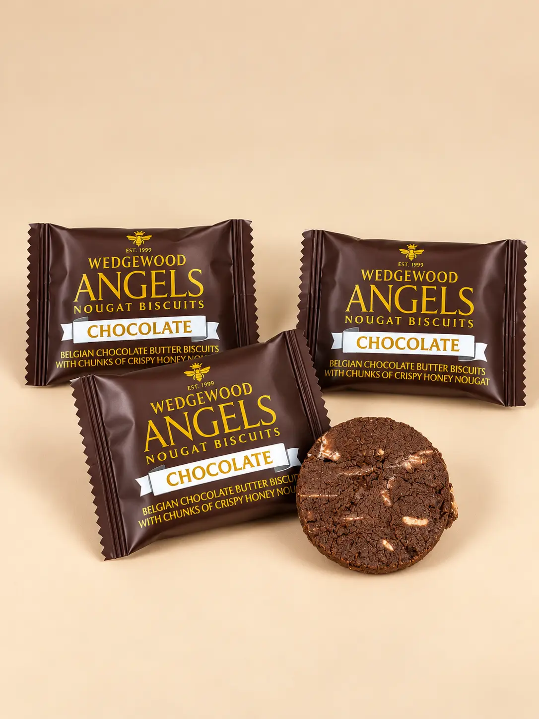 Chocolate Angels Nougat Biscuits