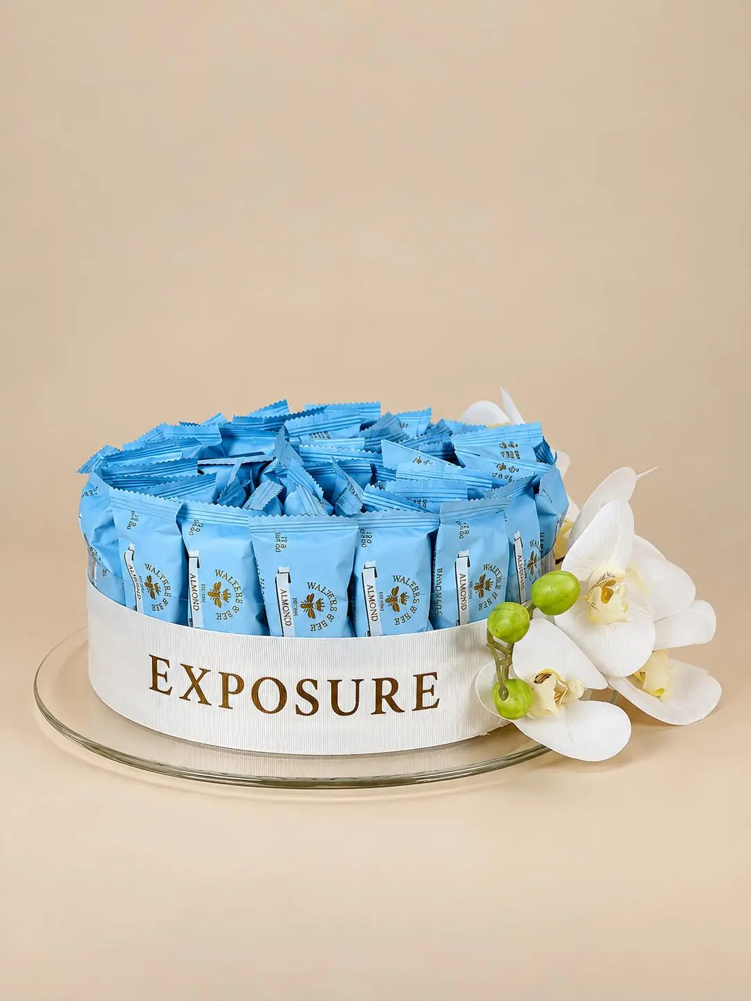 Modern Round Almond Honey Nougat