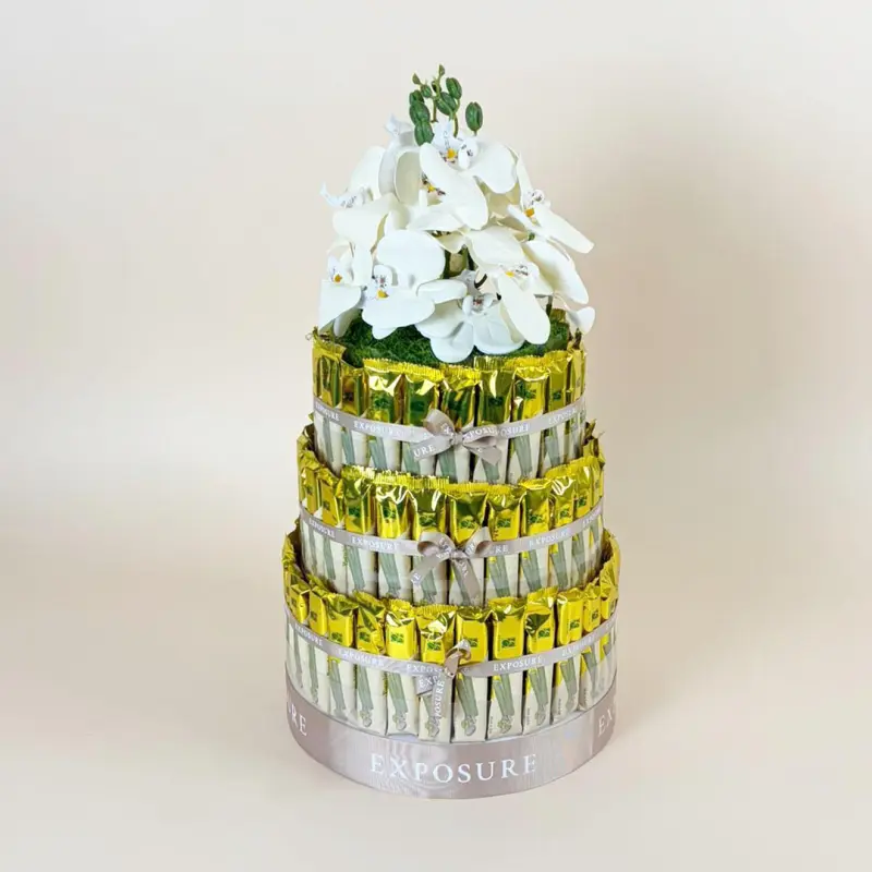 Pistachio Wafer Tower Large